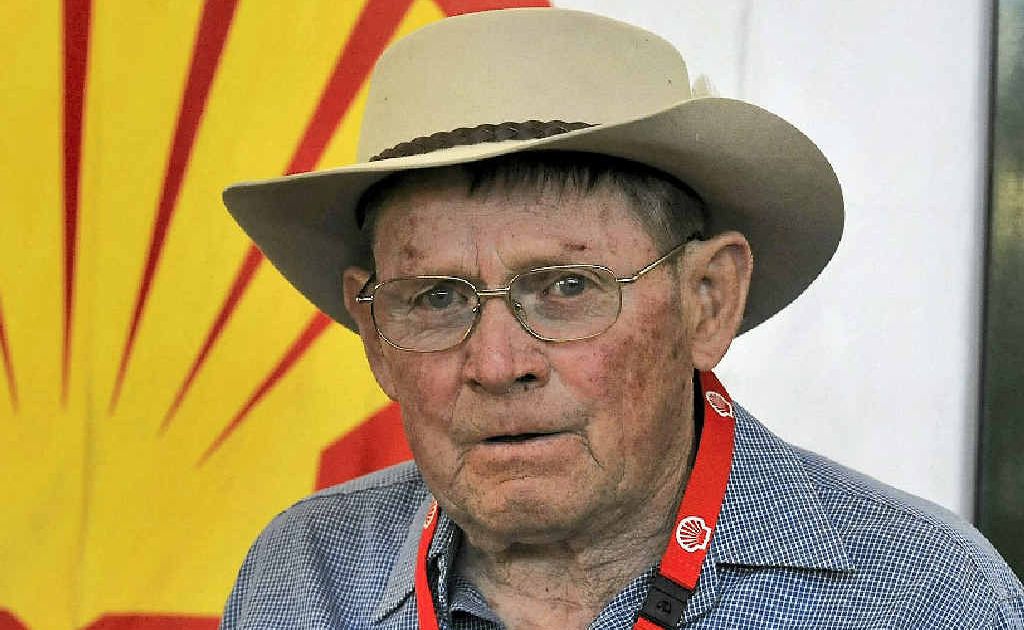 Garry “Spud” Murphy after being inducted into the Shell Rimula Wall of Fame in Alice Springs.